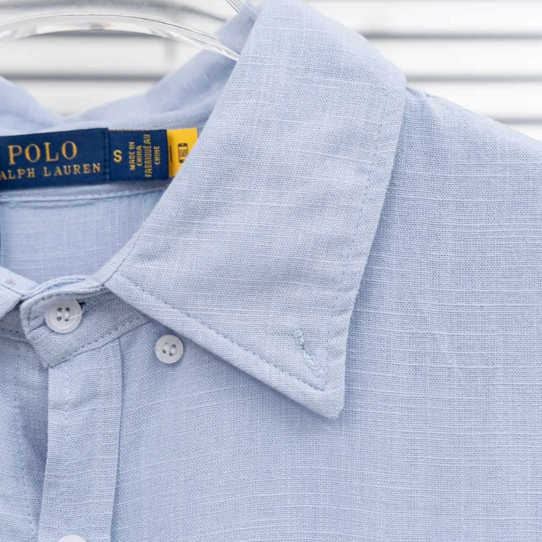 P280 top version (different currencies) You can scan the code to enter the official website Style: Ralph Lauren POLO linen old money style embroidered long shirt POLO Color: Picture color Size: S-L Fabric: Linen Accessories: A full set of customized accessories No gender distinction, the same style for men and women